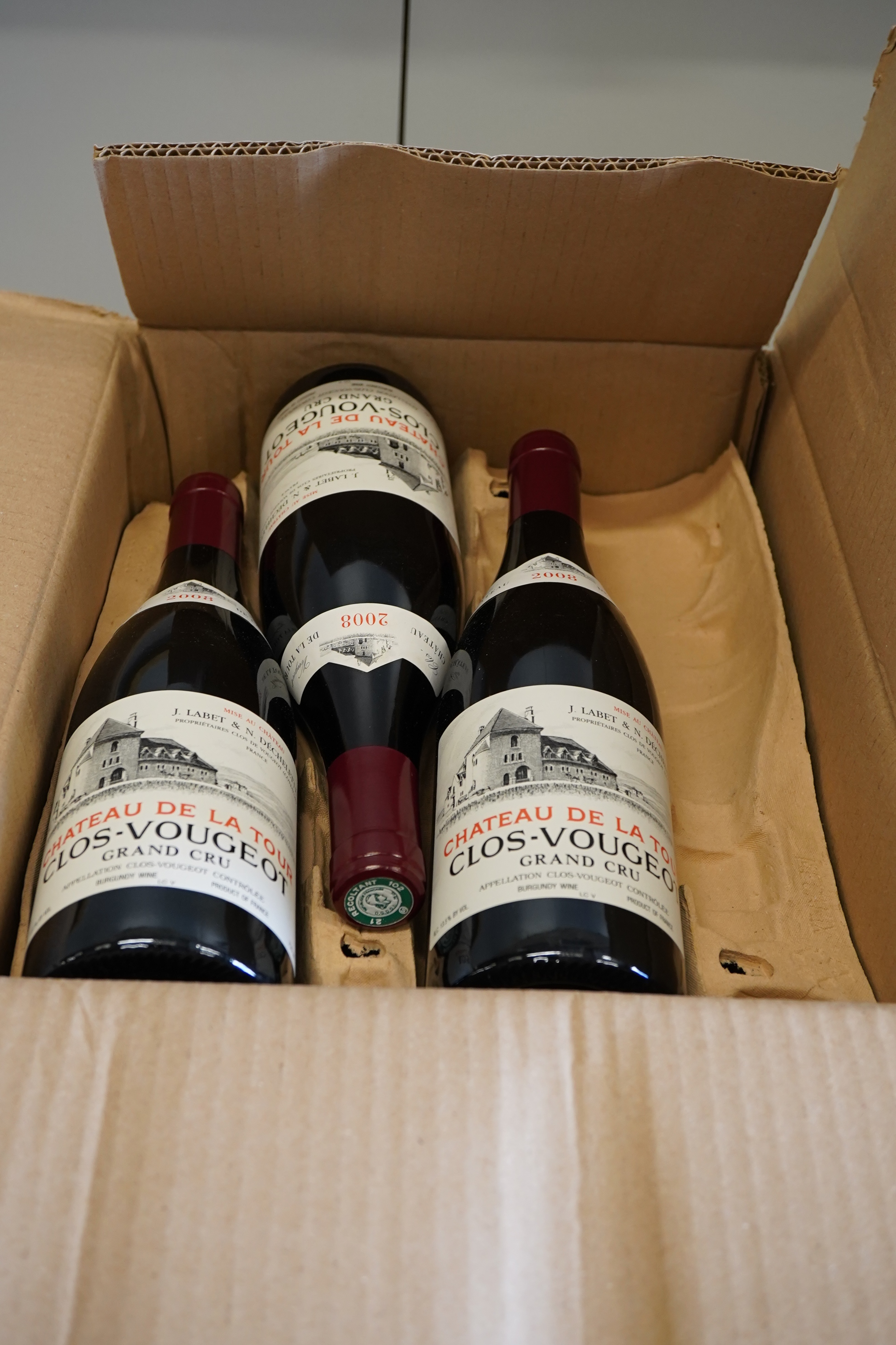 Labet & Dechelette, Château de La Tour, Clos de Vougeot Vieilles Vignes Grand Cru, 2008